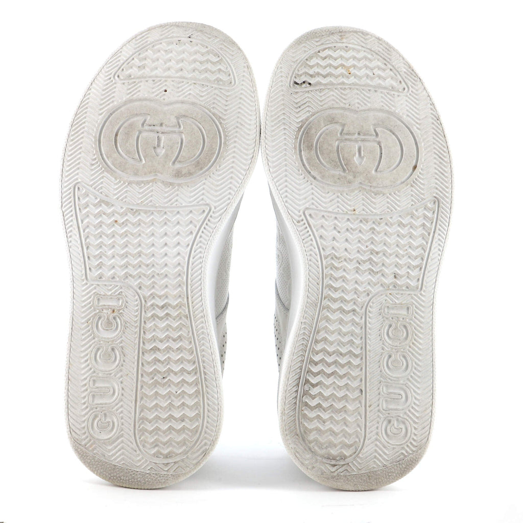 Chunky B Sneakers GG Embossed Perforated Leather