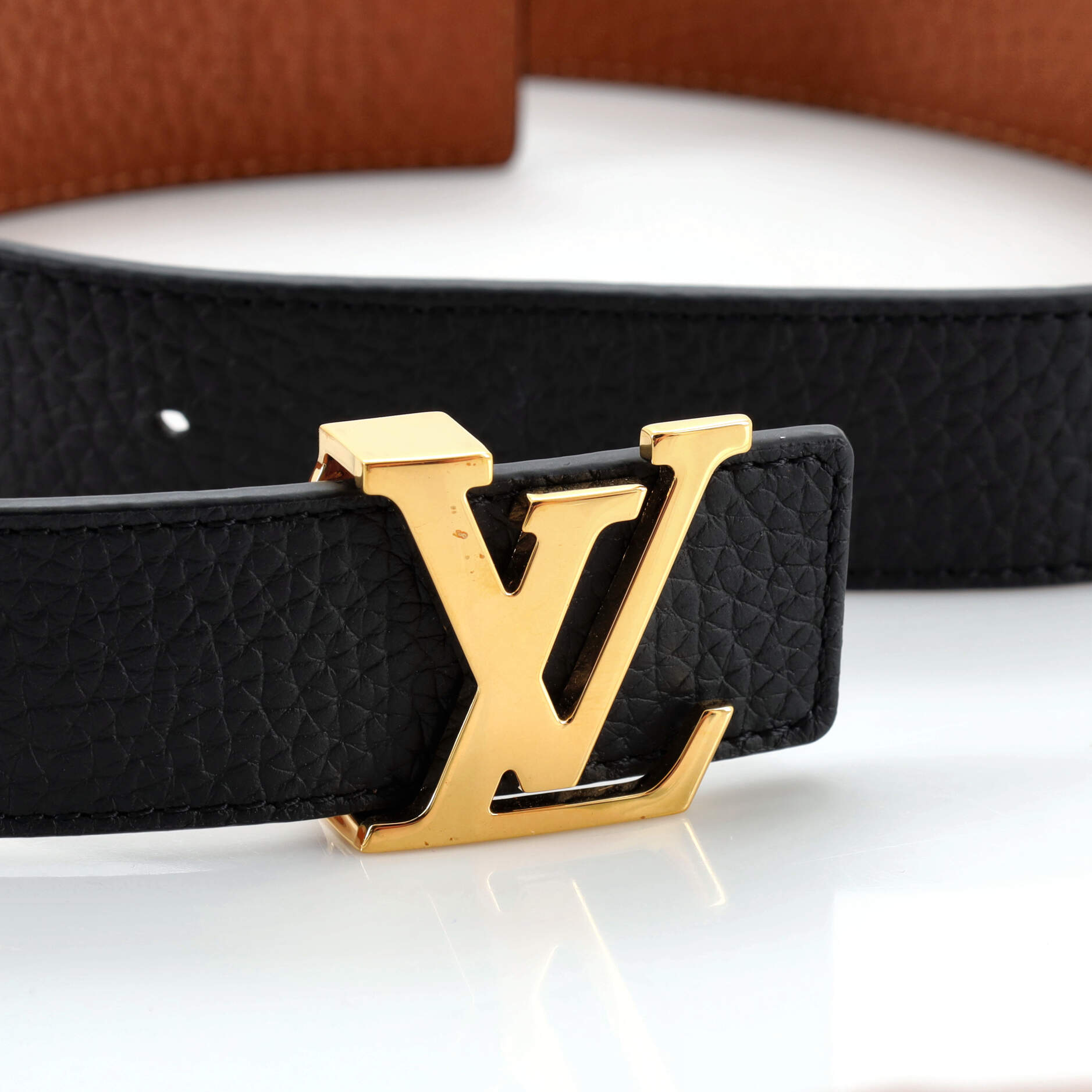 LV Initiales Reversible Belt Leather Medium 85