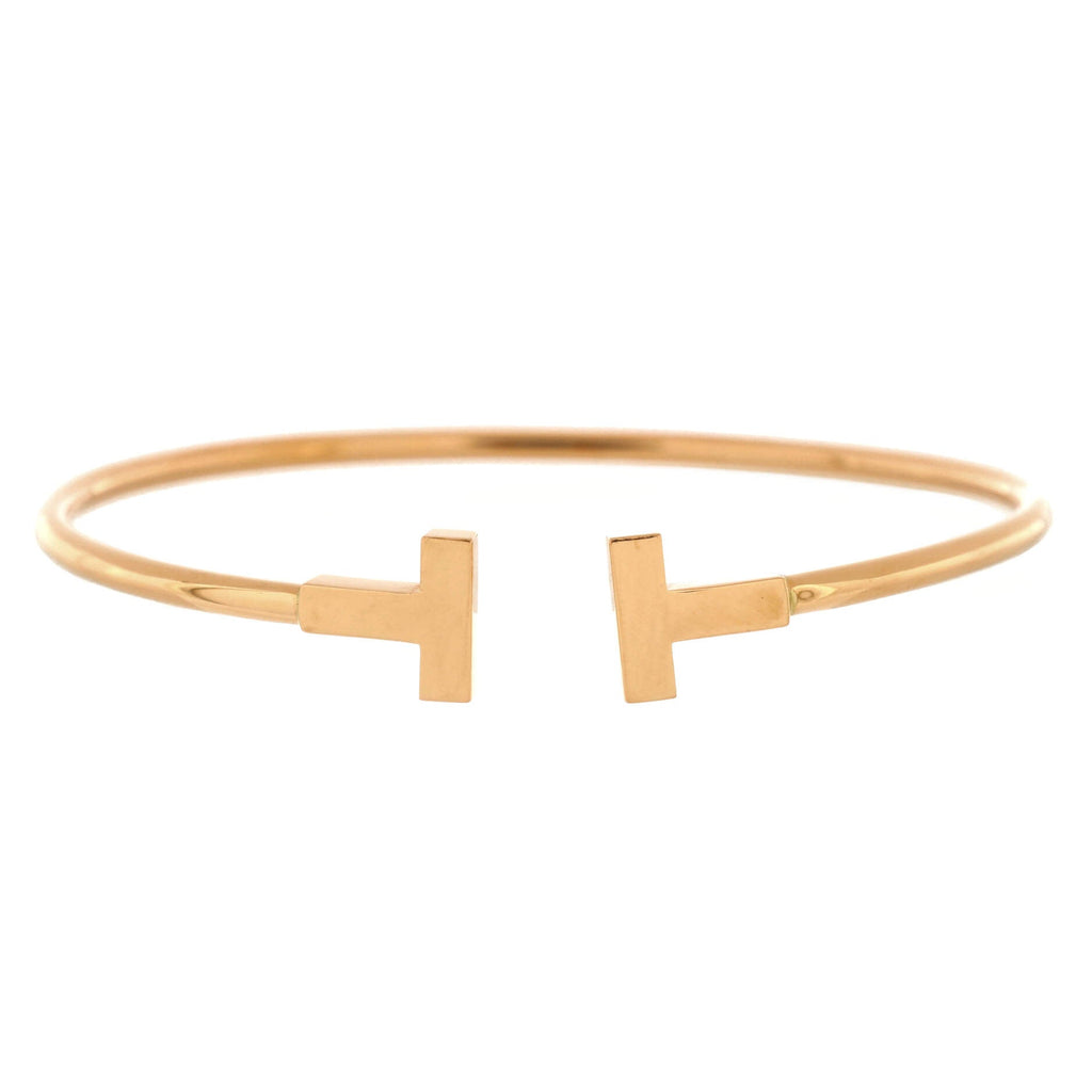 T Wire Bracelet 18K Rose Gold