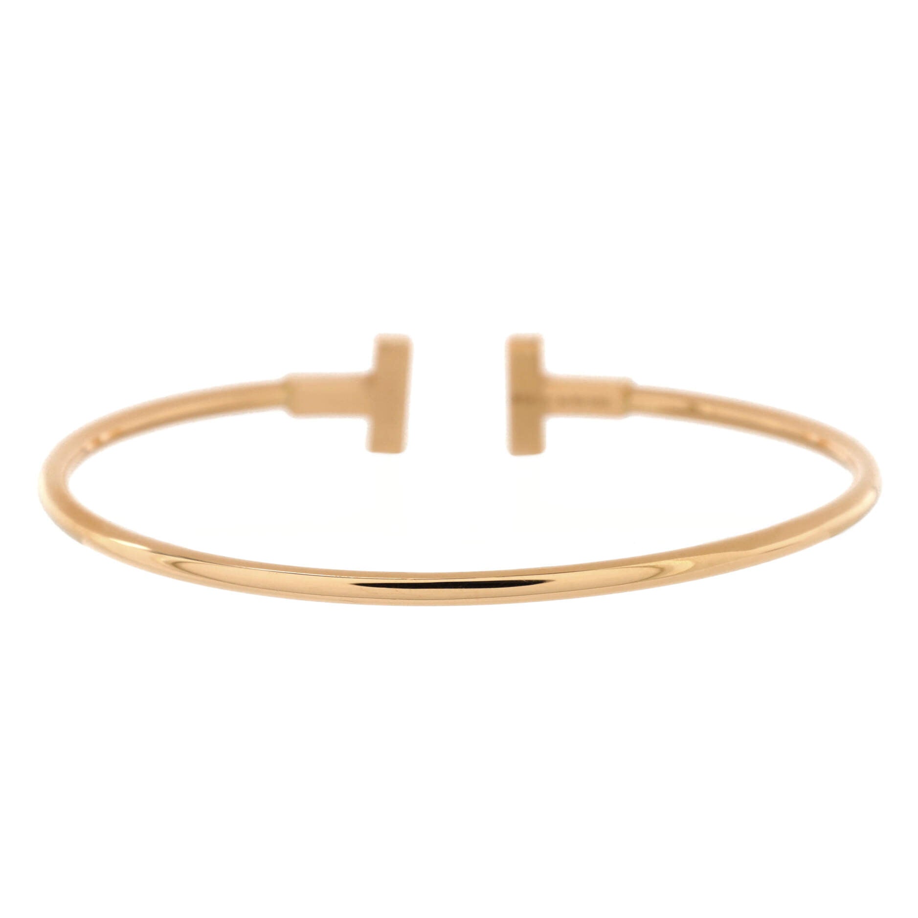 T Wire Bracelet 18K Rose Gold