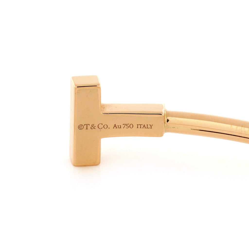 T Wire Bracelet 18K Rose Gold