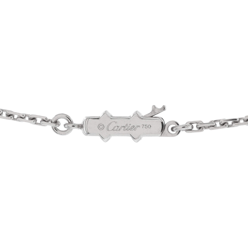 Love Station Necklace 18K White Gold