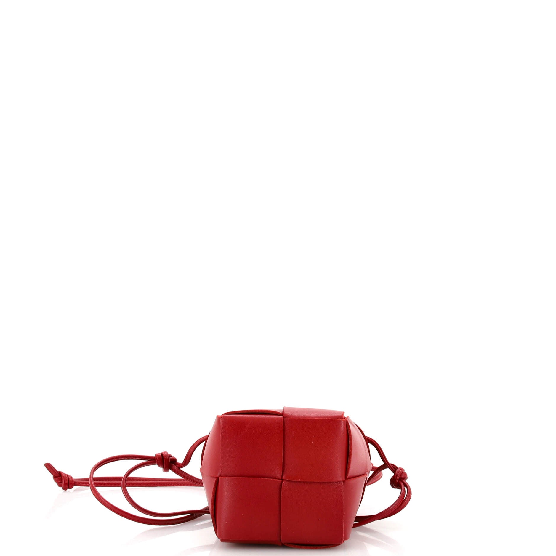 Cassette Bucket Bag Maxi Intrecciato Leather Mini
