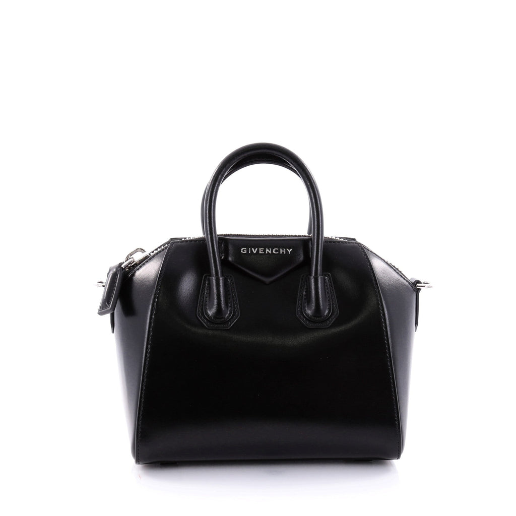 Antigona Bag Glazed Leather Mini