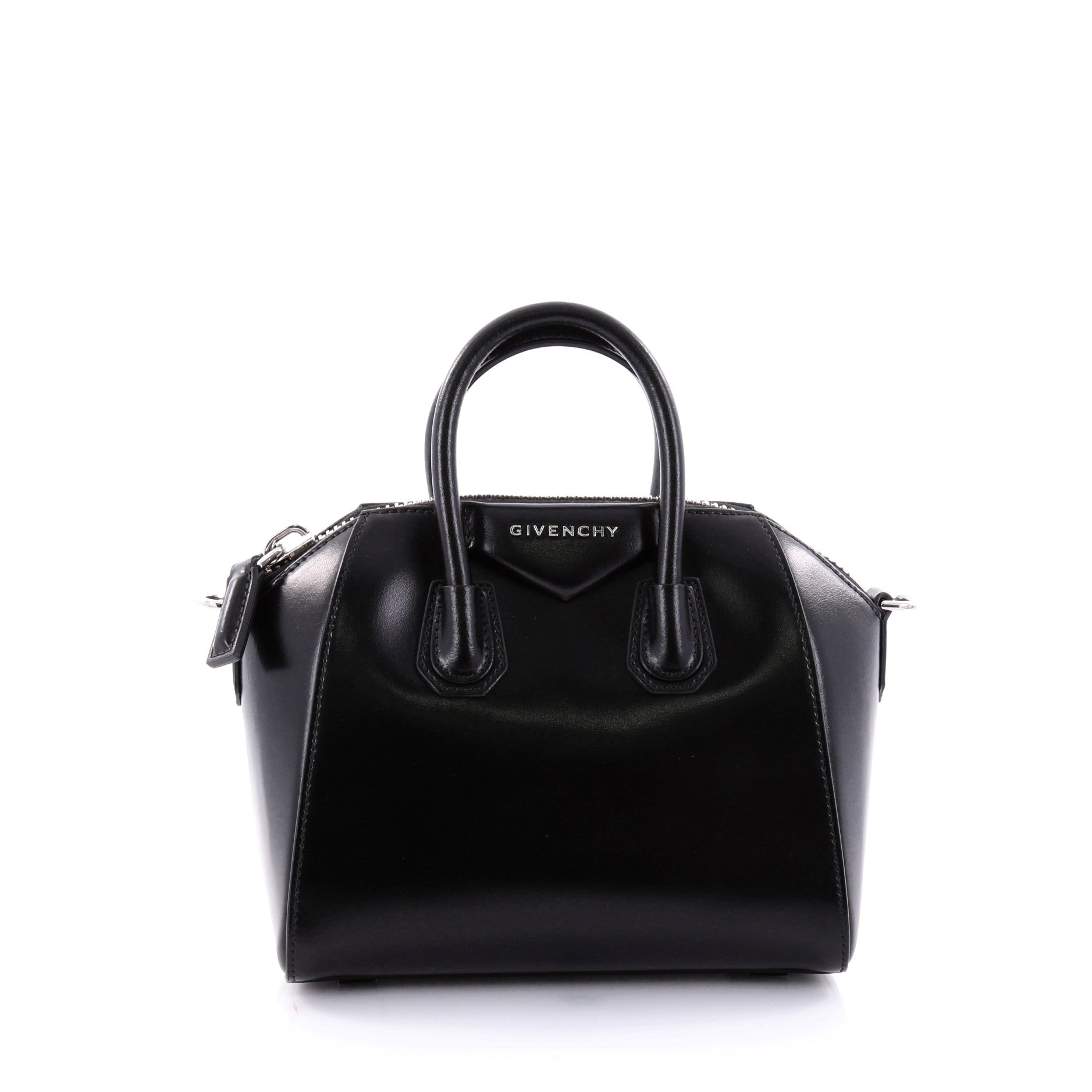 Antigona Bag Glazed Leather Mini