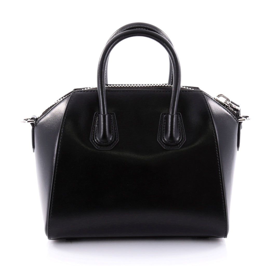 Antigona Bag Glazed Leather Mini