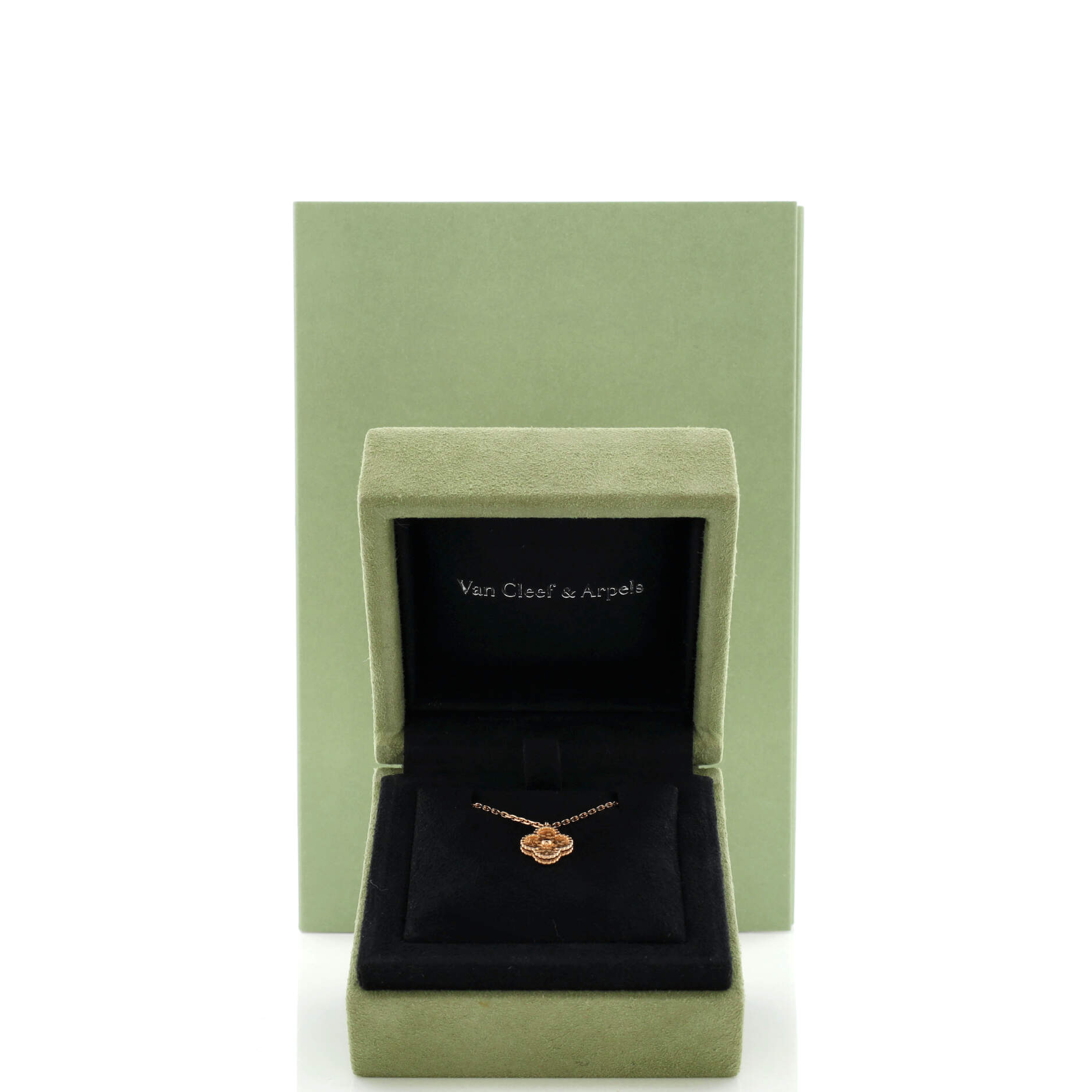 Sweet Alhambra Pendant Necklace 18K Rose Gold