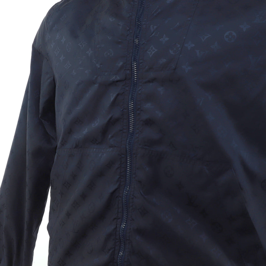 Men's Reversible Hooded Windbreaker Monogram Polyamide