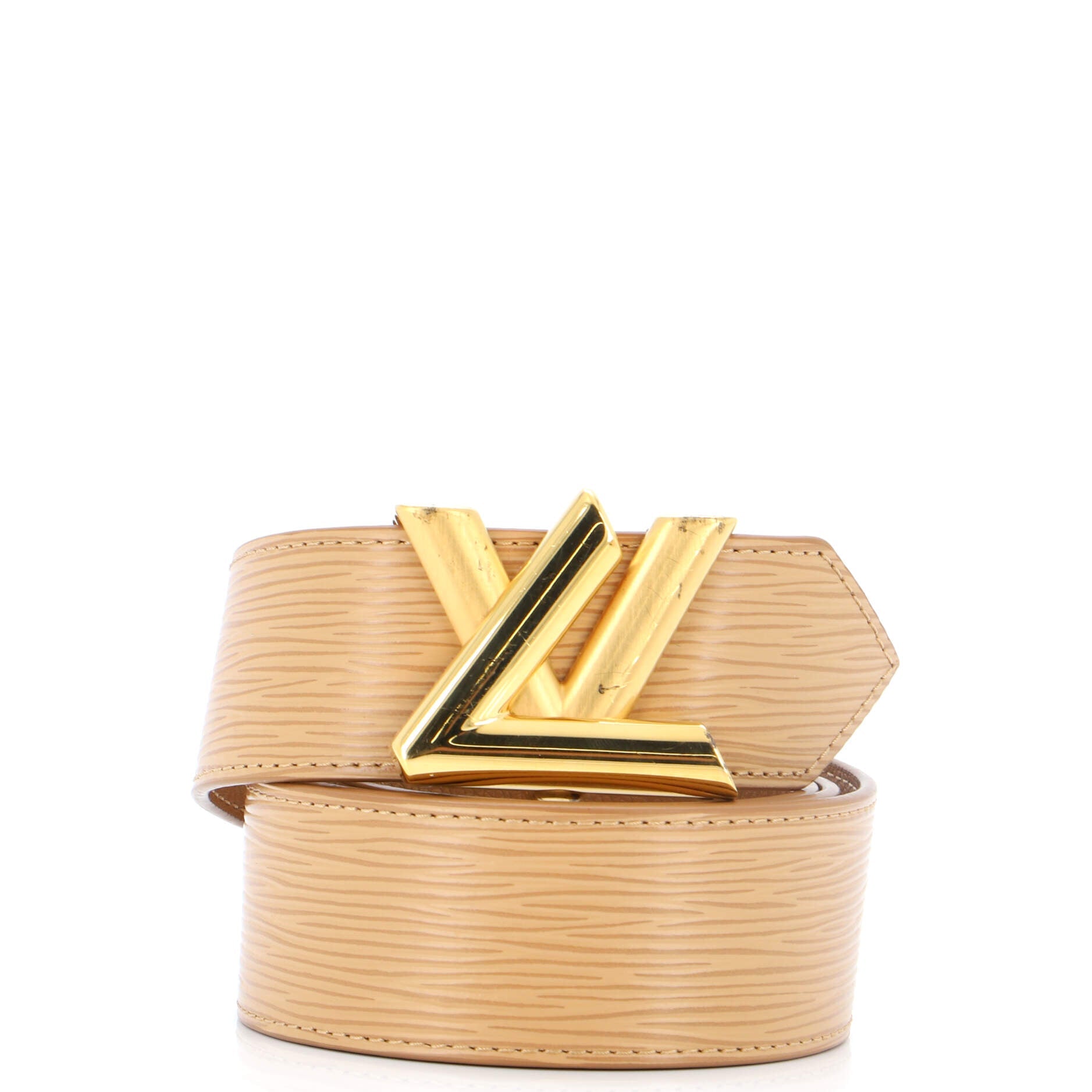 LV Twist Belt Epi Leather Medium 85