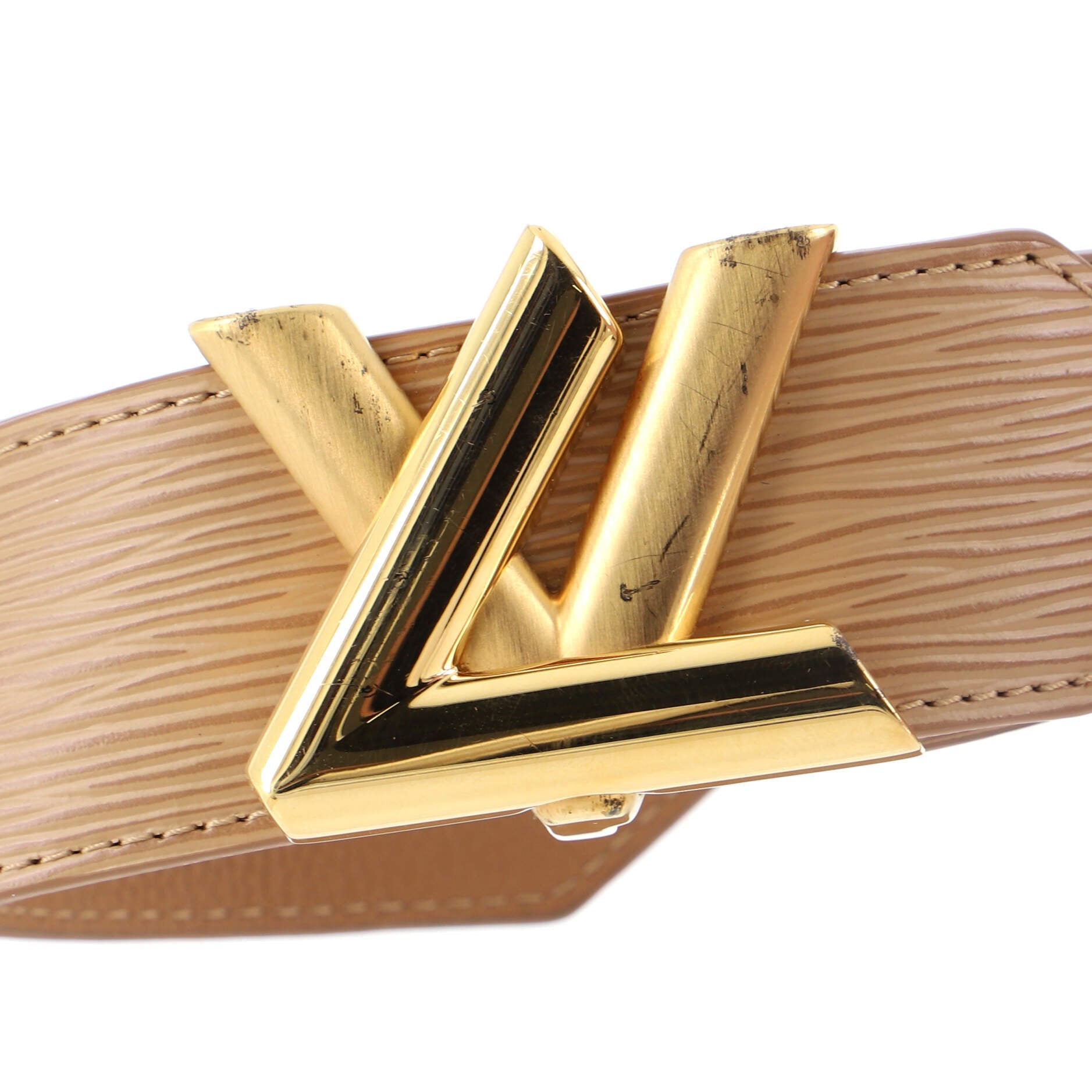 LV Twist Belt Epi Leather Medium 85