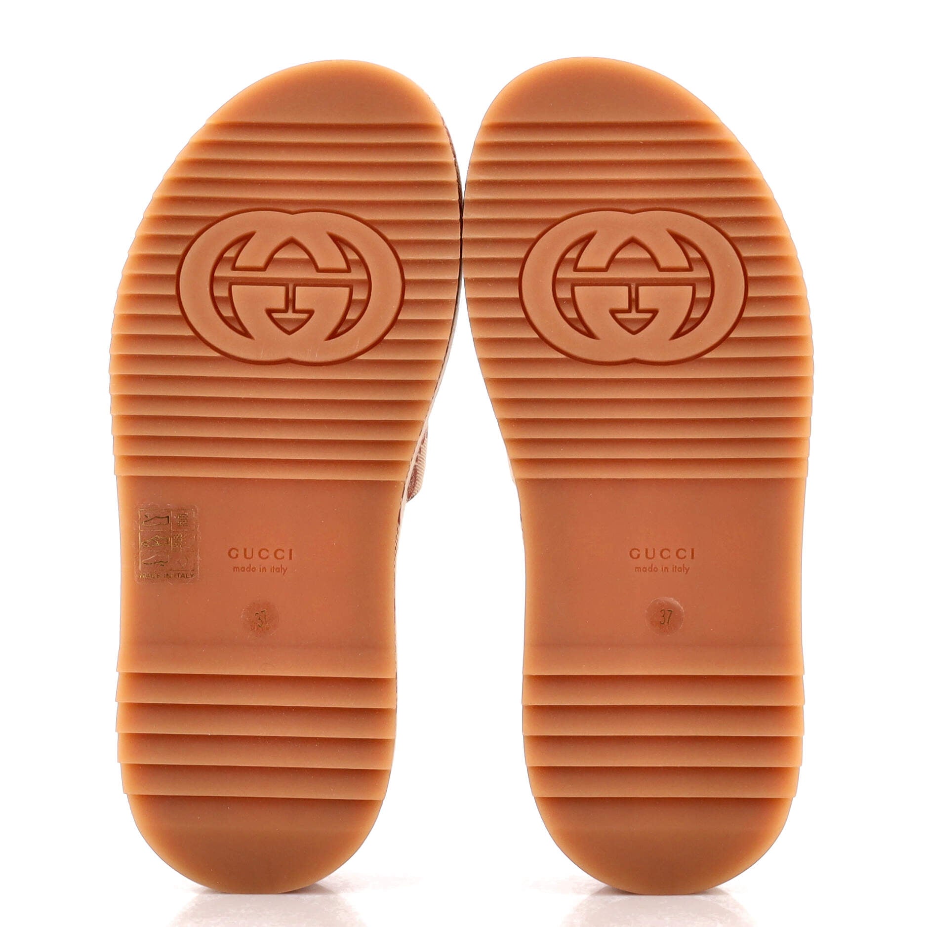 Women's Angelina Platform Slide Sandals GG Canvas