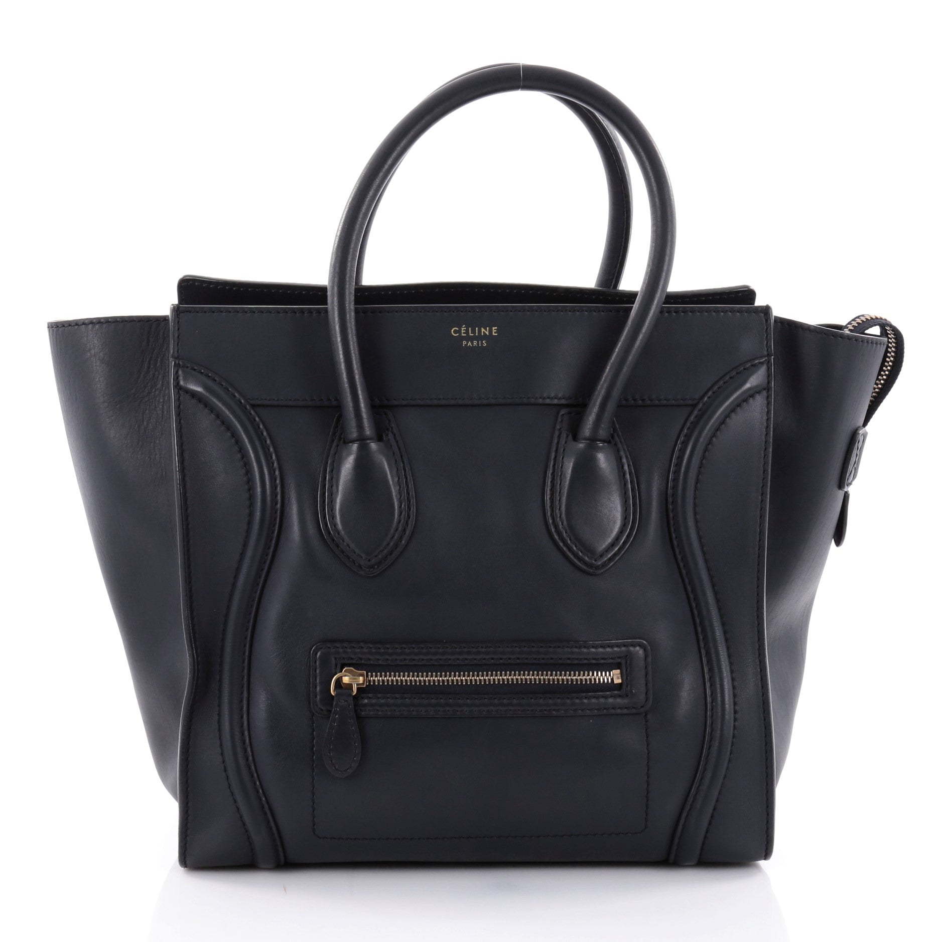 Luggage Handbag Smooth Leather Mini