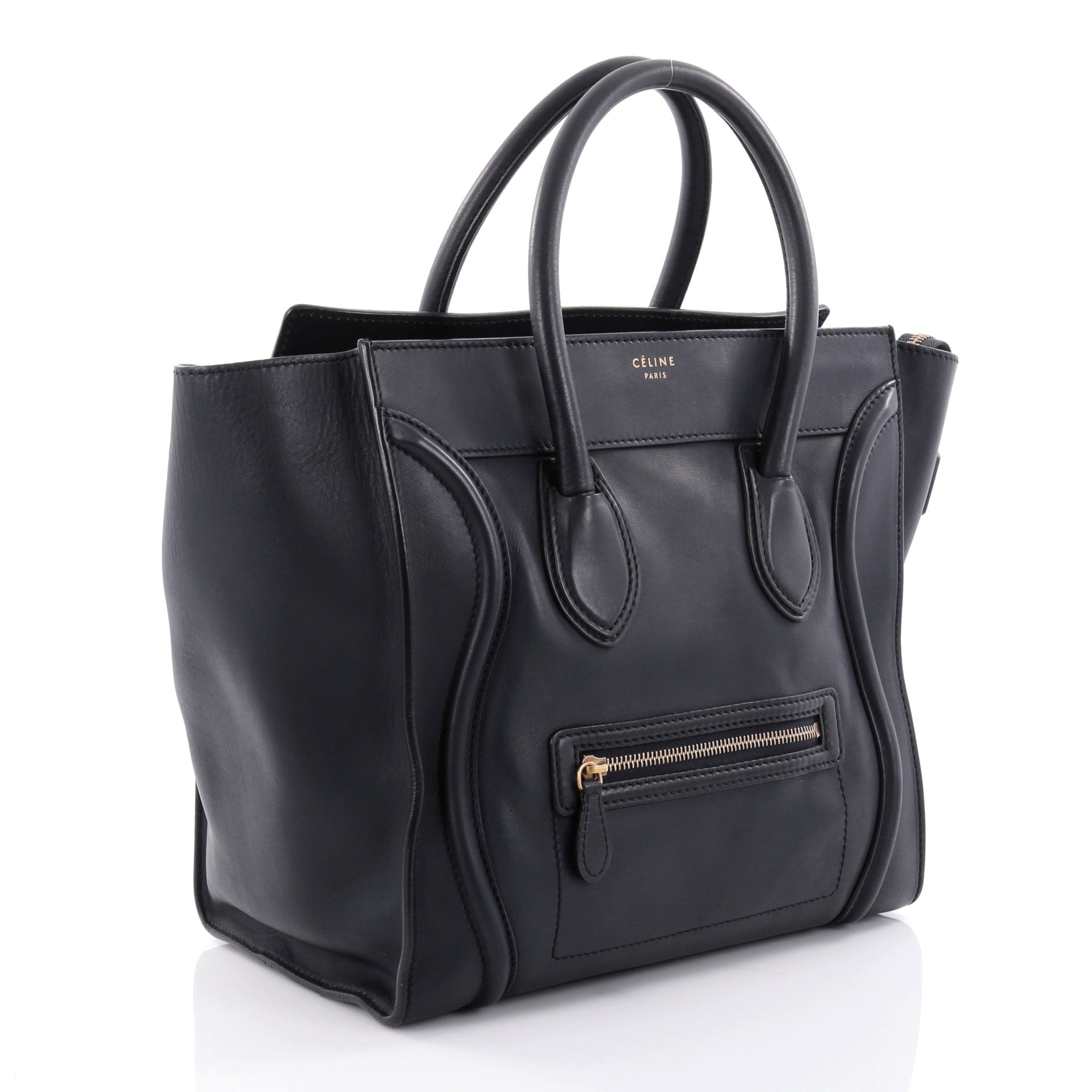 Luggage Handbag Smooth Leather Mini