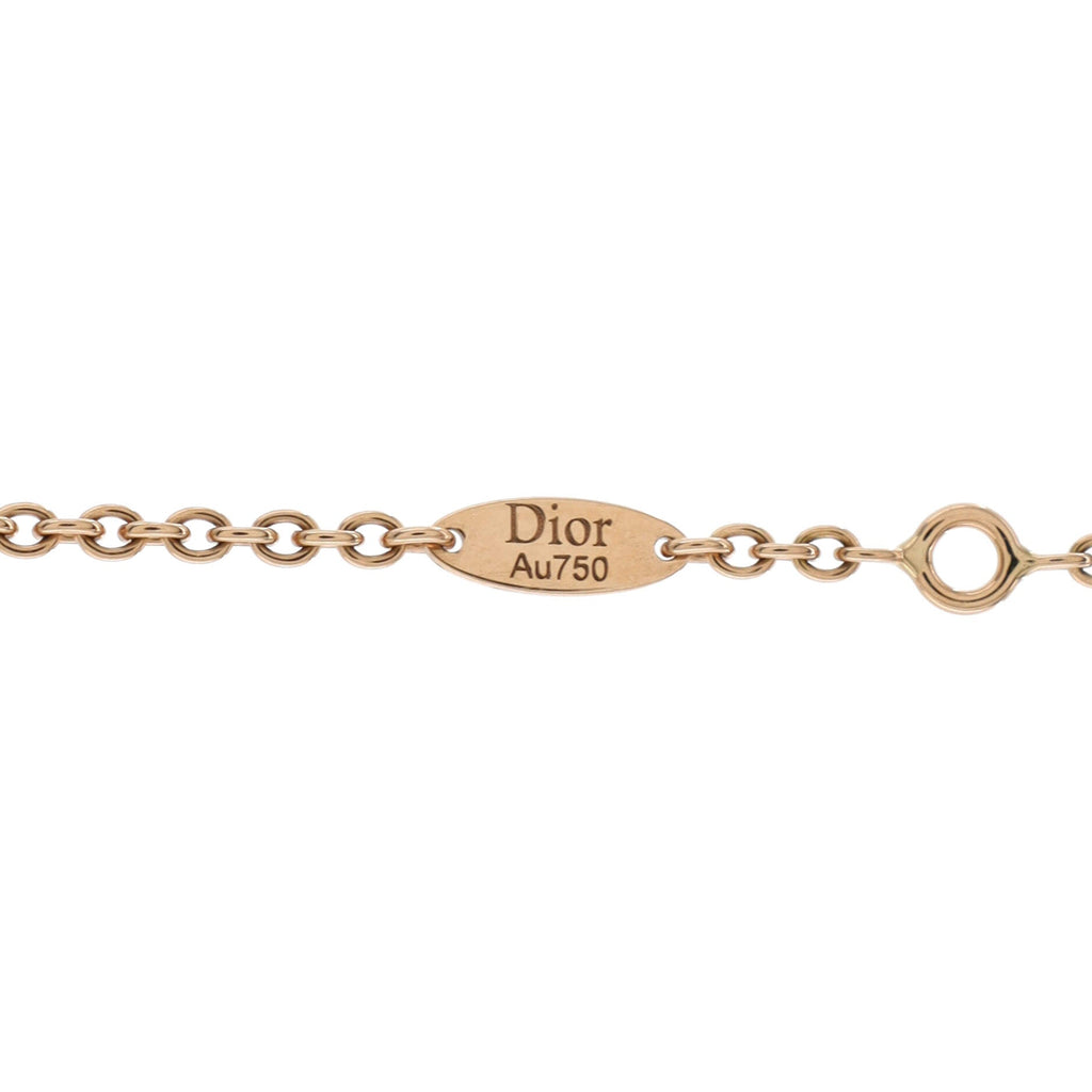 Rose des Vents Pendant Necklace 18K Rose Gold with Diamond and Ceramic Medium