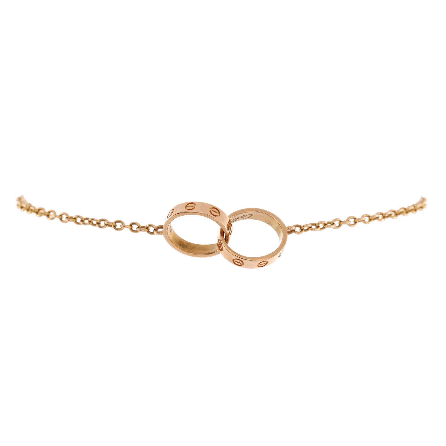 Love Interlocking Bracelet 18K Rose Gold