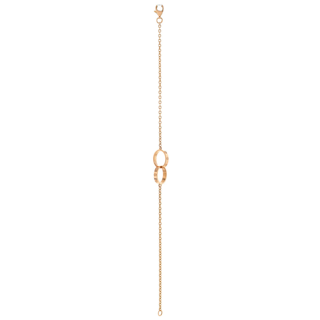 Love Interlocking Bracelet 18K Rose Gold