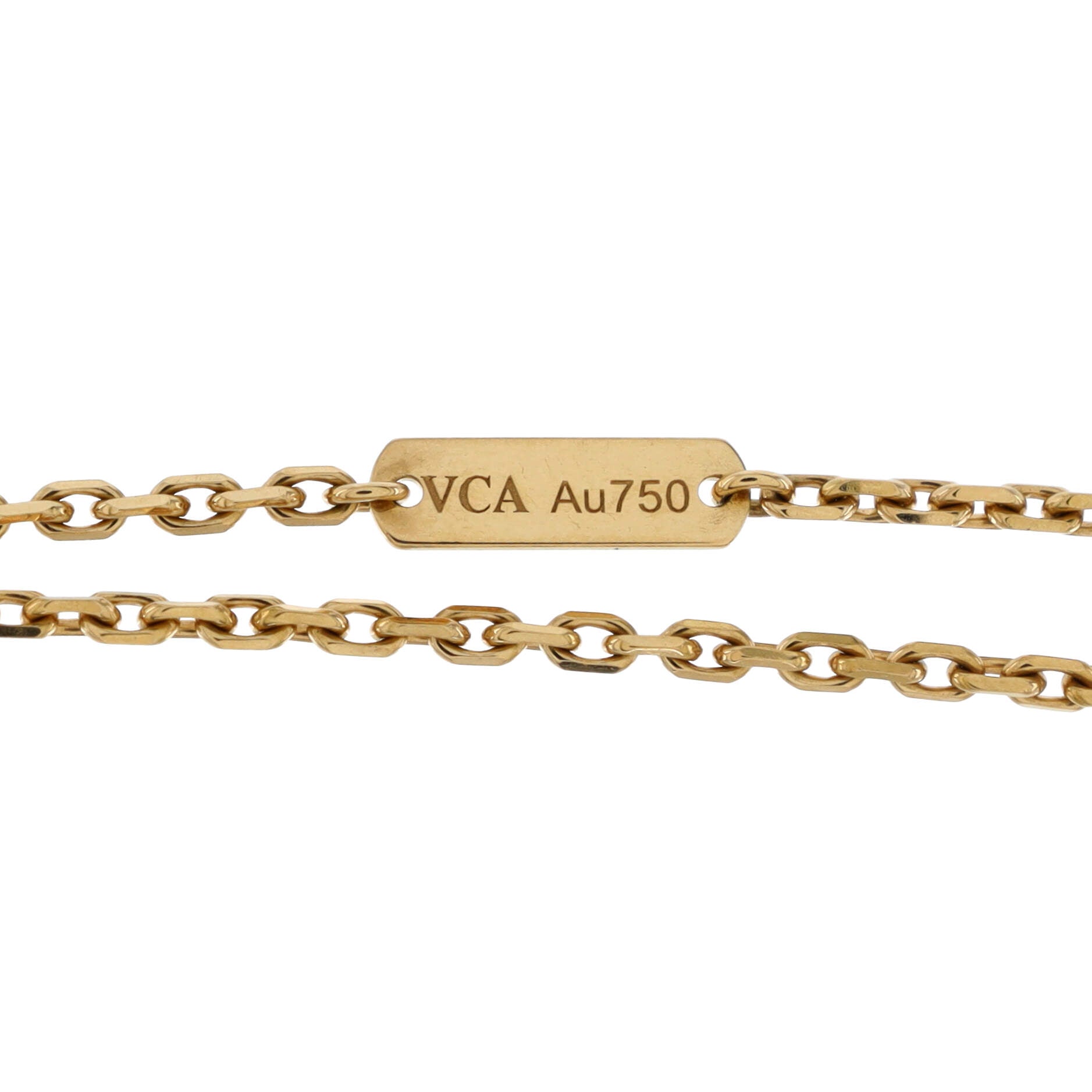 Magic Alhambra Pendant Necklace 18K Yellow Gold and Onyx
