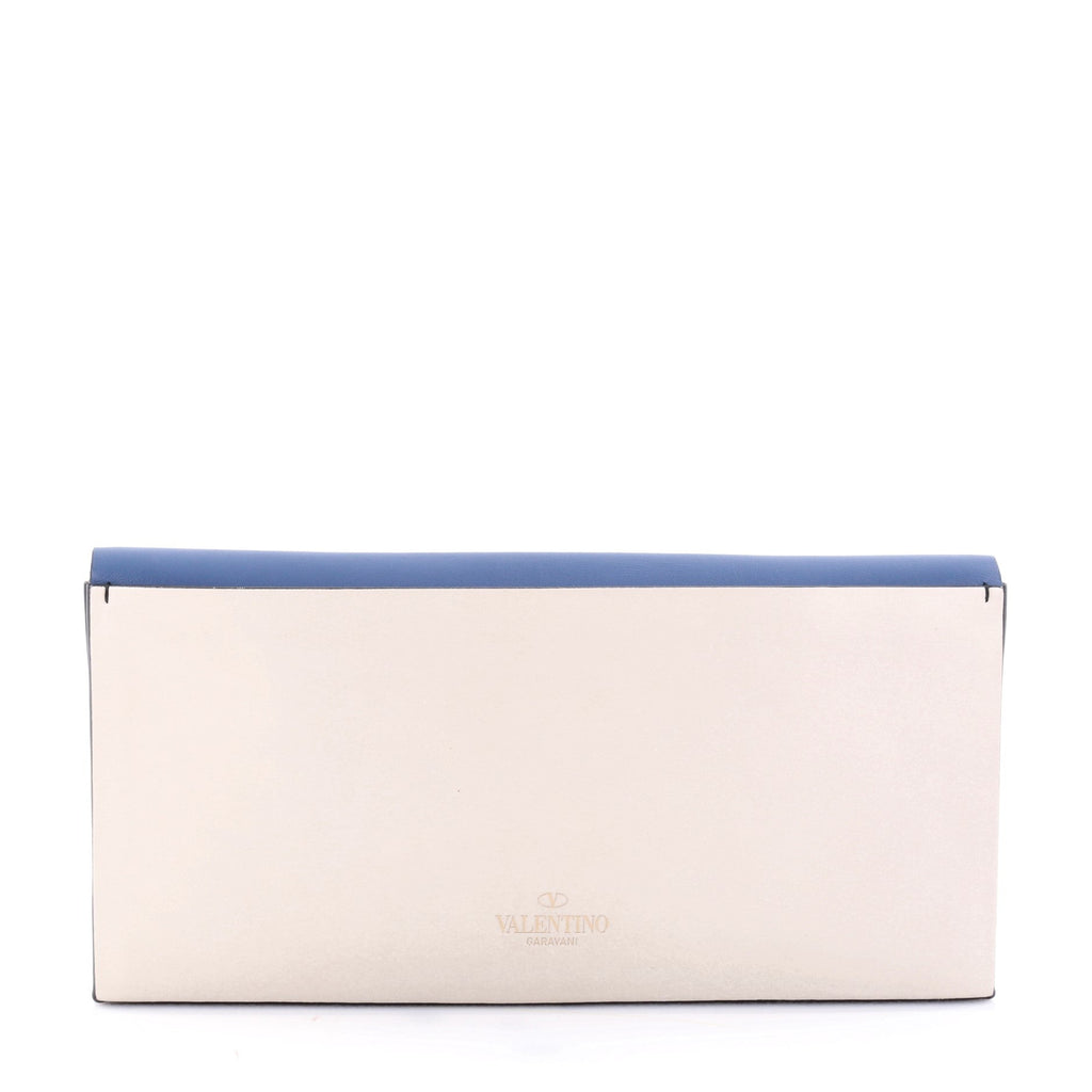Mime Clutch Colorblock Leather