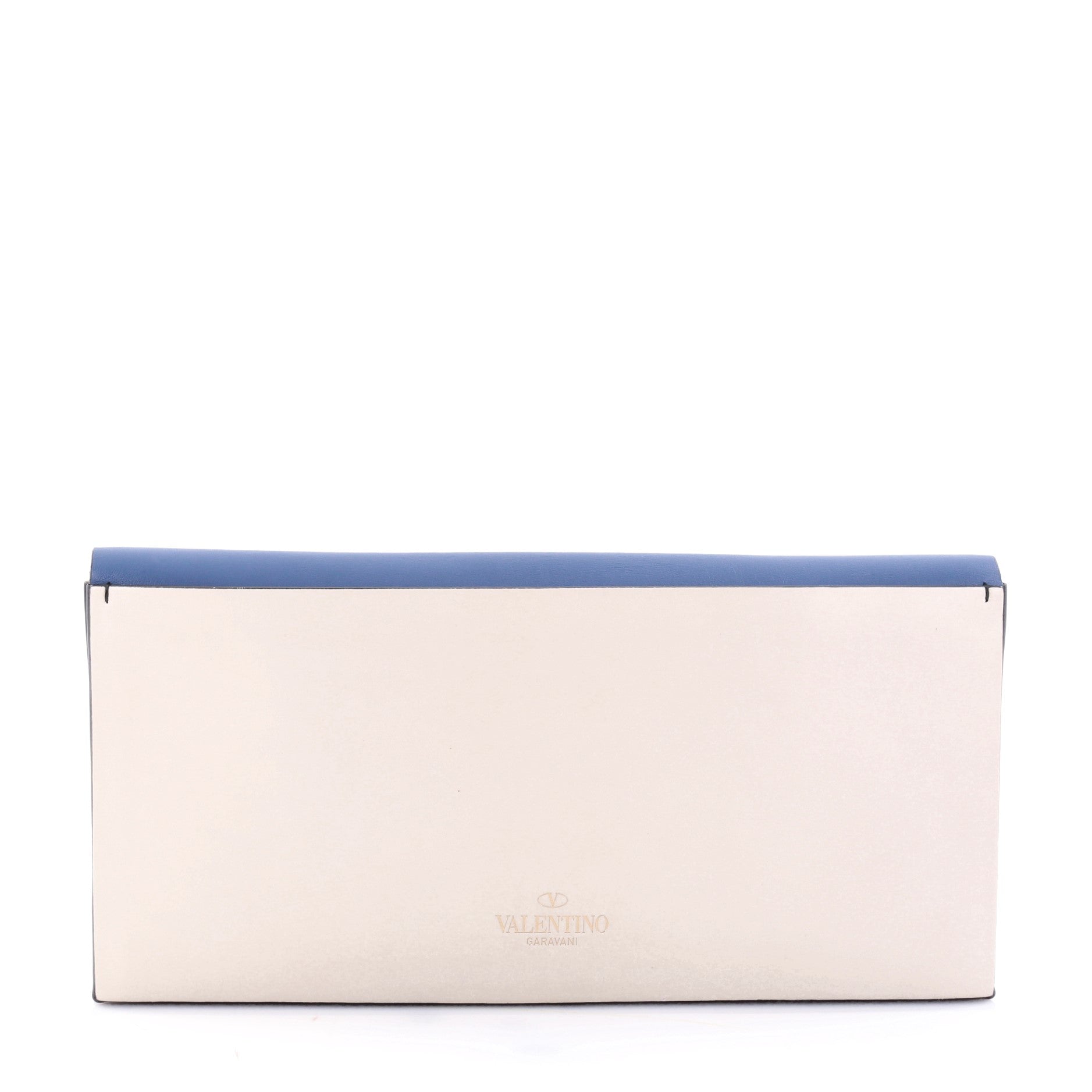 Mime Clutch Colorblock Leather