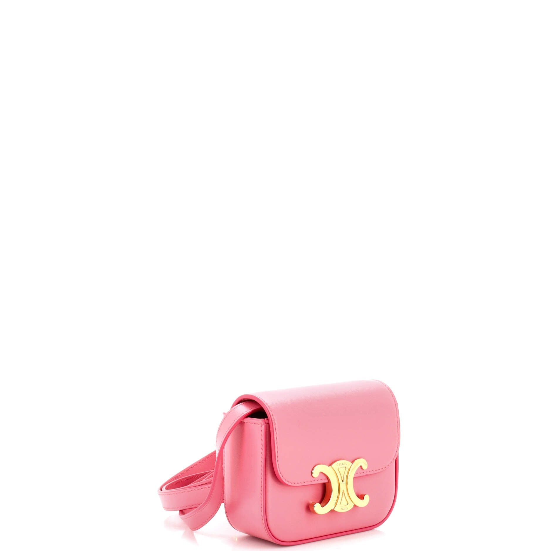 Triomphe Shoulder Bag Smooth Calfskin Mini