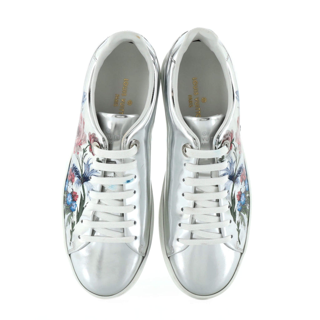 Women's FrontRow Sneakers Floral Leather