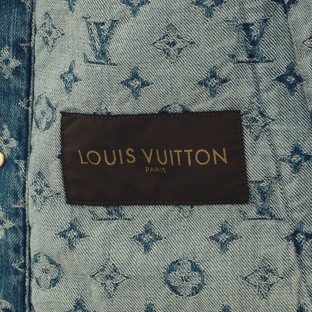 Men's Trucker Jacket Limited Edition Supreme Monogram Denim