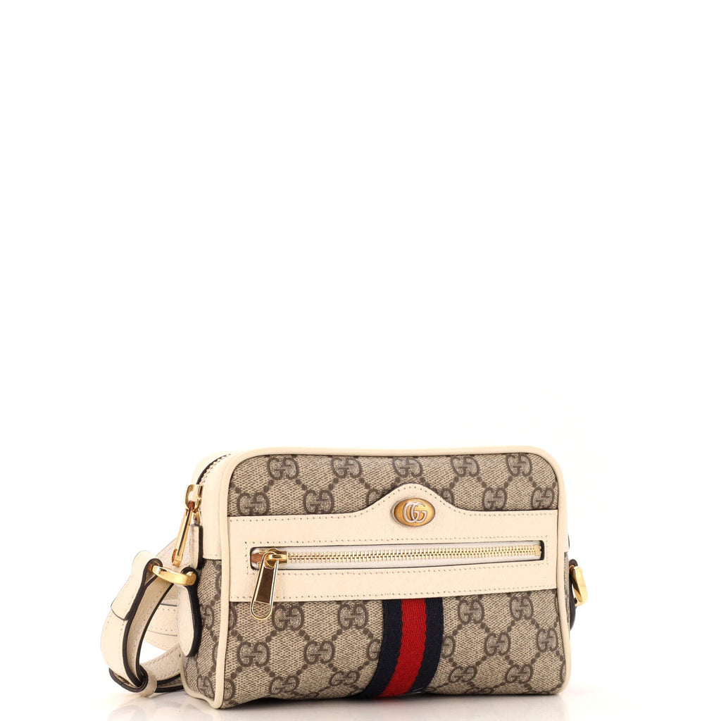 Ophidia Shoulder Bag GG Coated Canvas Mini