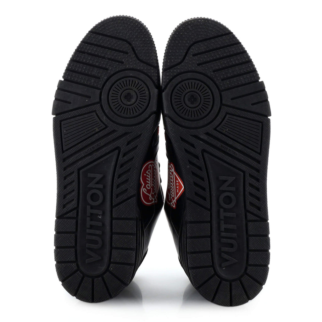 Men's Nigo LV Trainer Sneakers Limited Edition Printed Leather