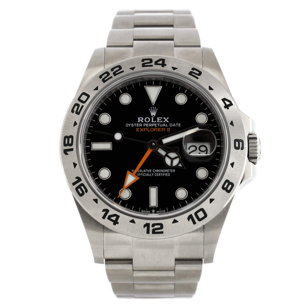 Oyster Perpetual Explorer II Automatic Watch Stainless Steel 42