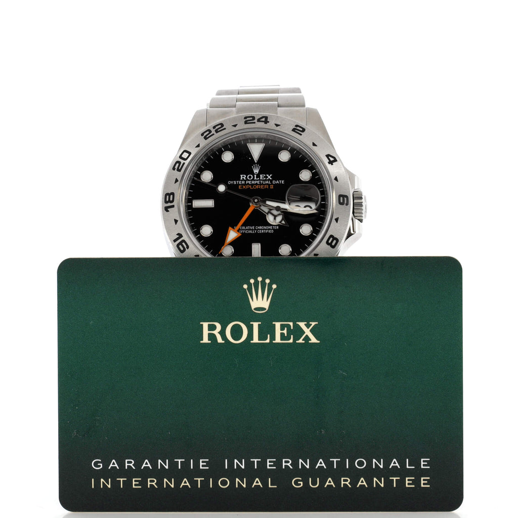 Oyster Perpetual Explorer II Automatic Watch Stainless Steel 42