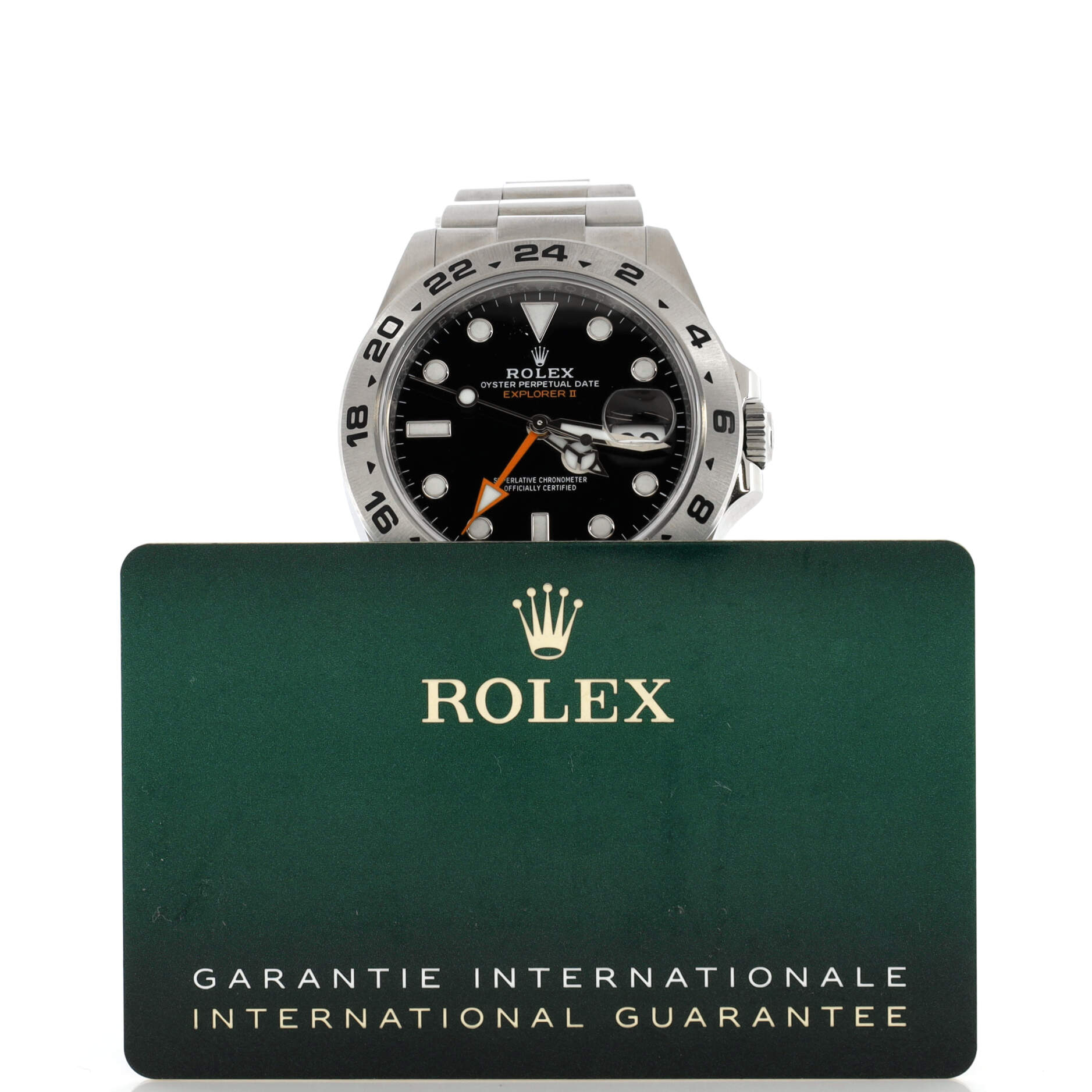 Oyster Perpetual Explorer II Automatic Watch Stainless Steel 42