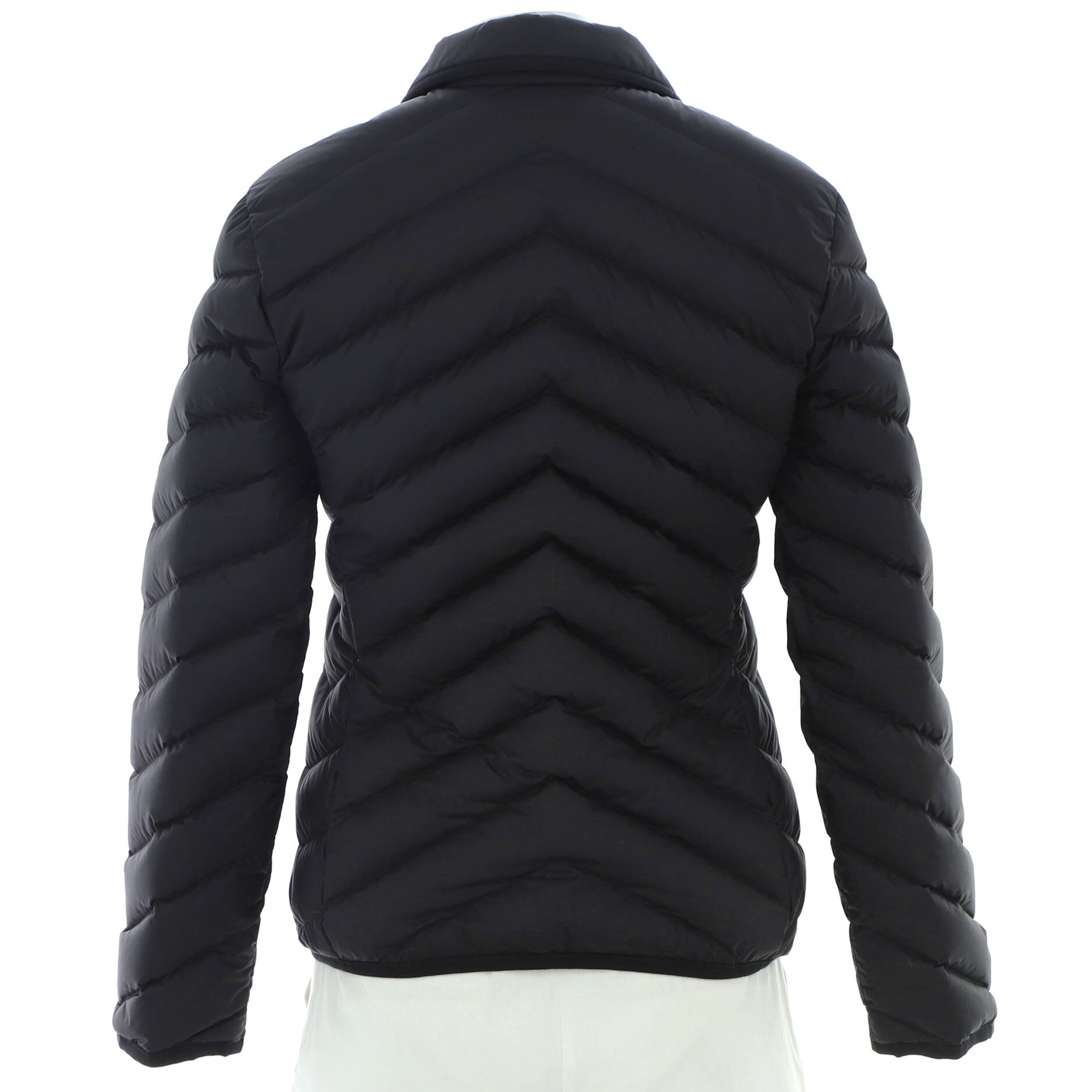 Women's Button Up Overshirt Jacket Quilted Polyester with Down