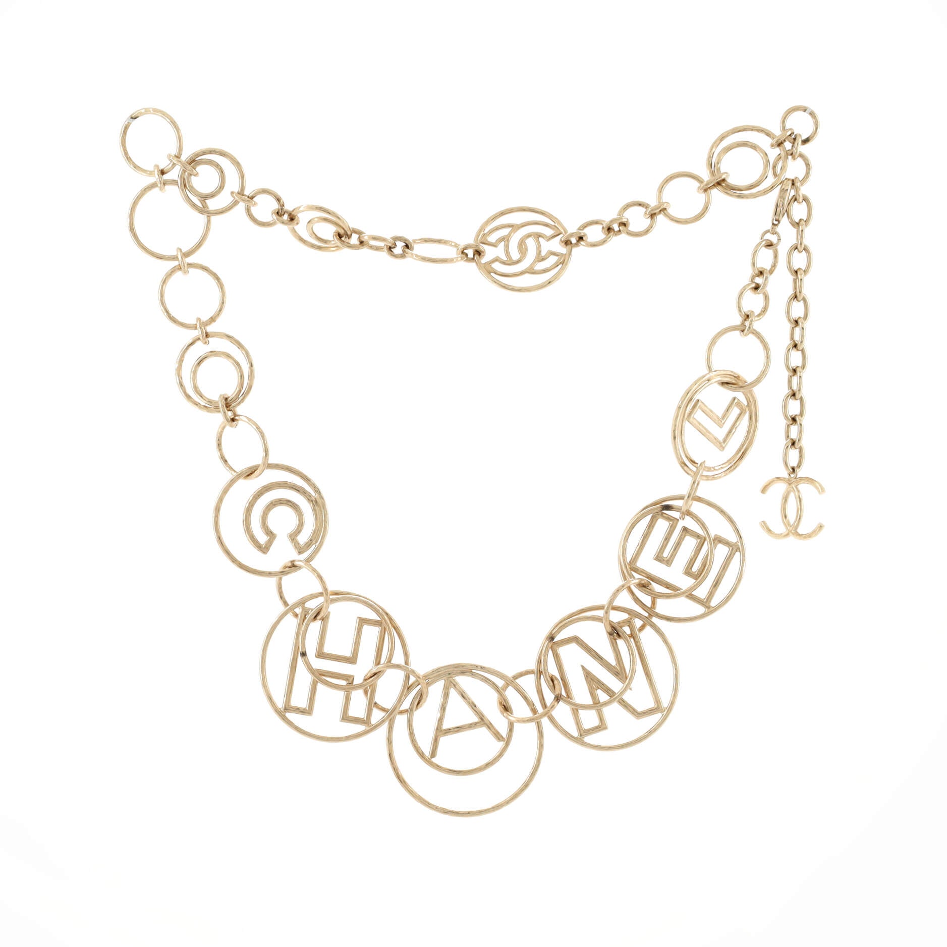 Logo Chain Belt Metal 85