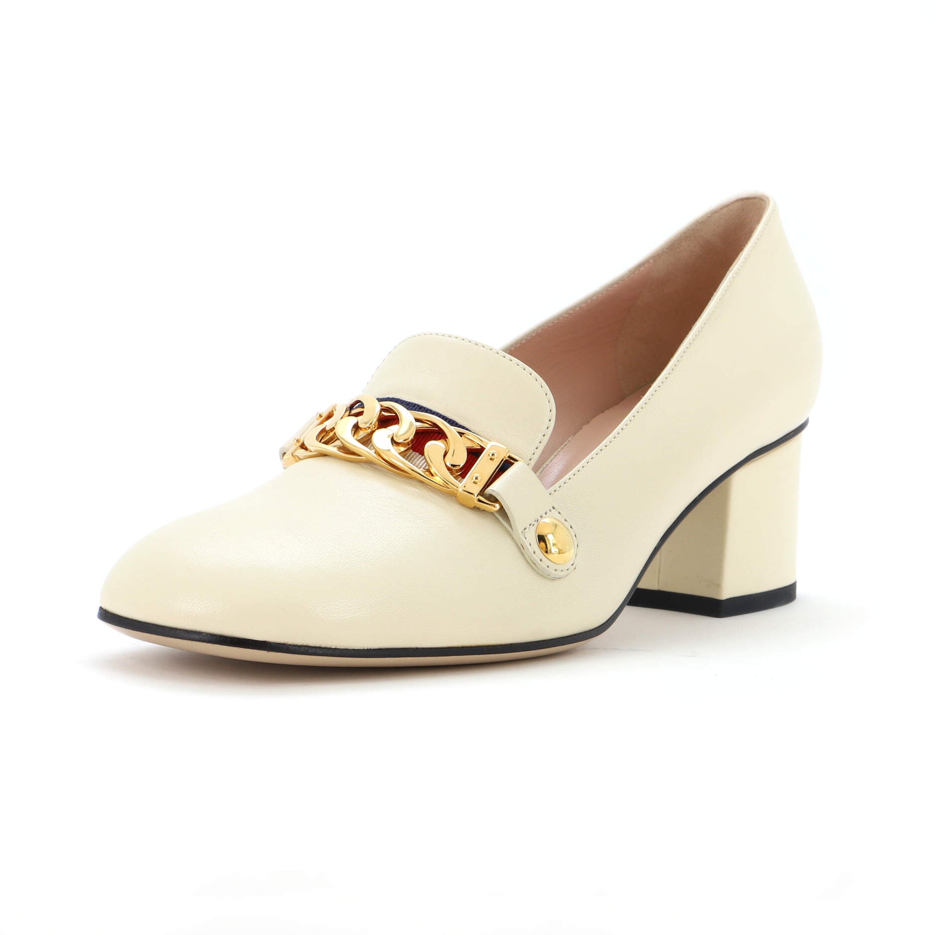 Women's Sylvie Chain Link Loafers Leather