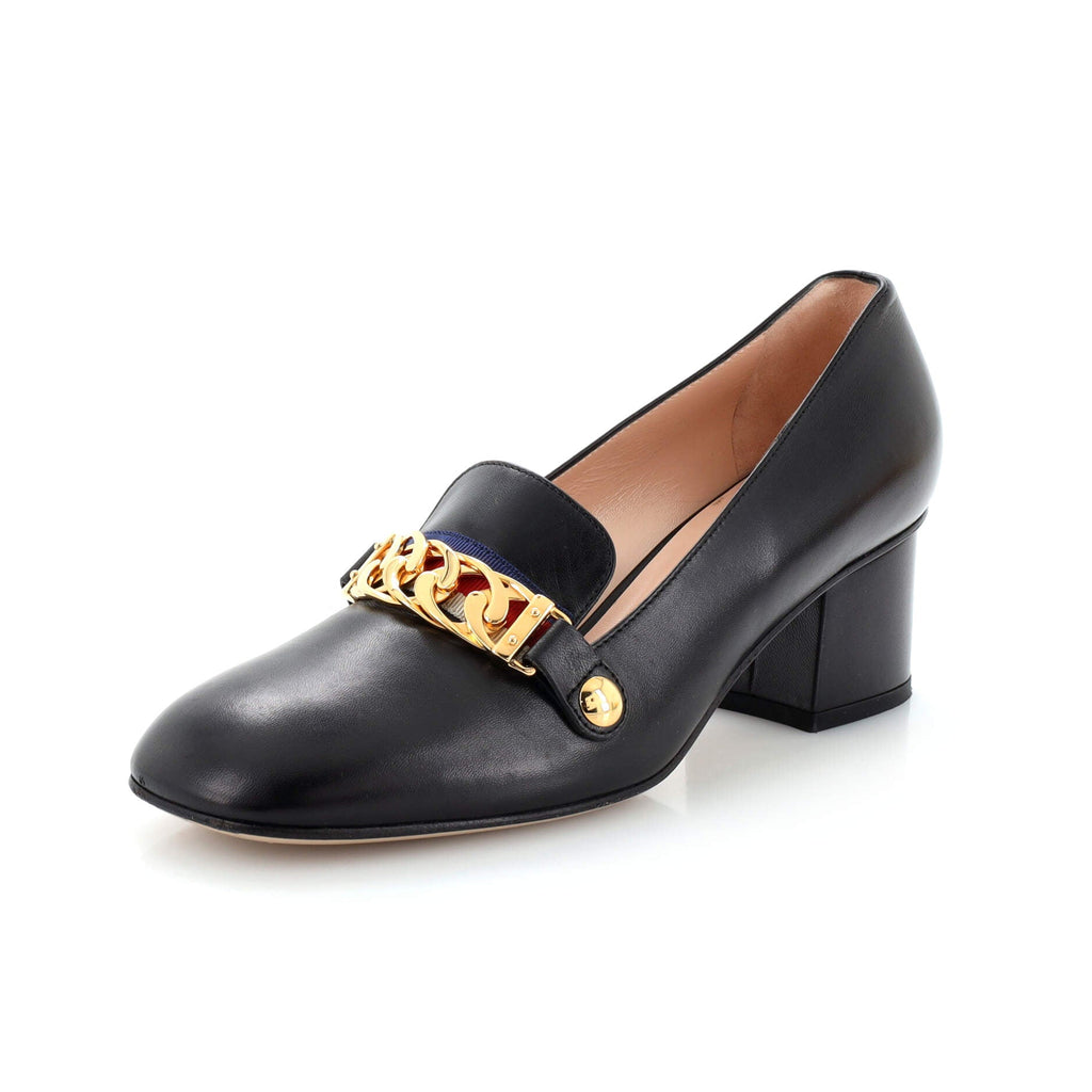 Women's Sylvie Chain Link Loafers Leather