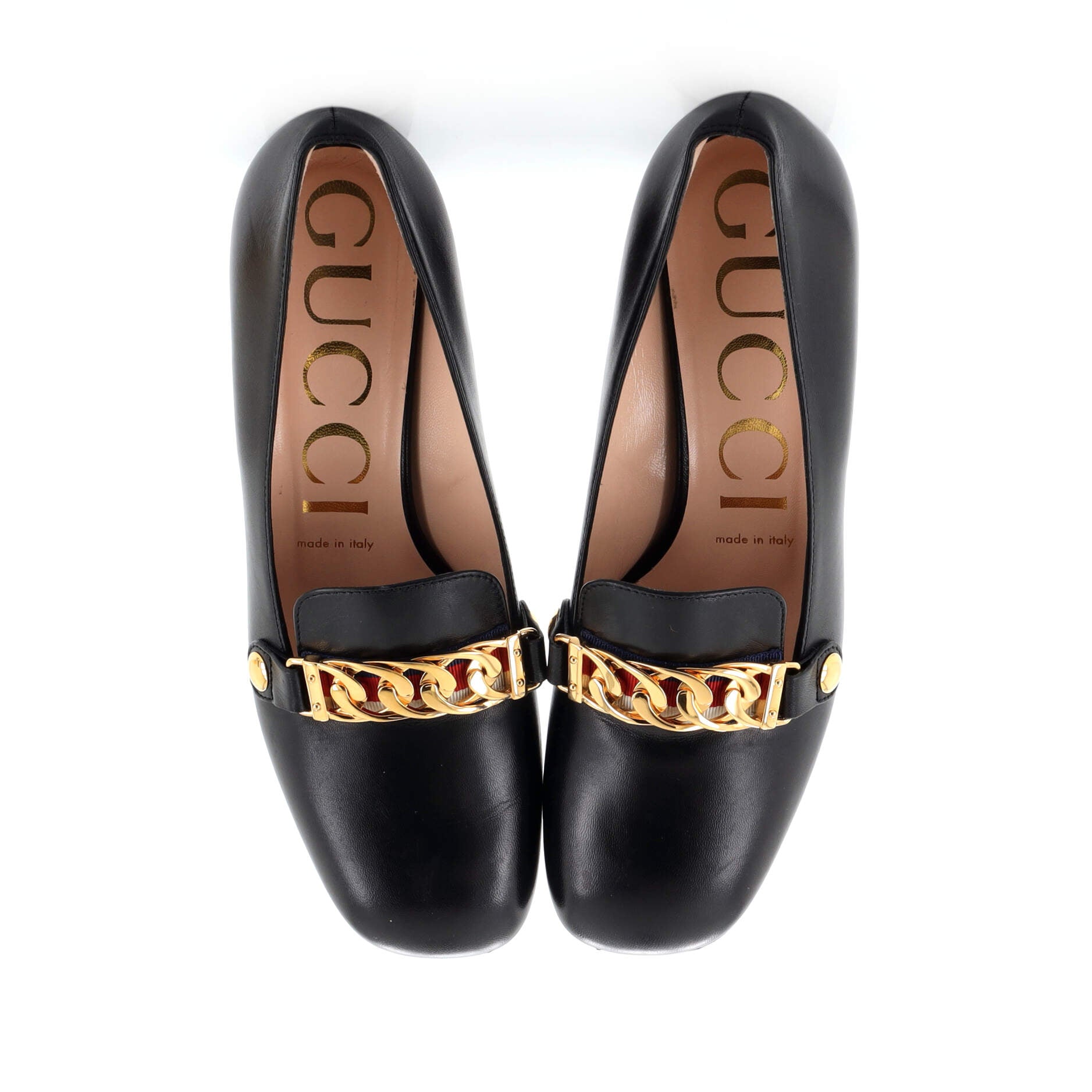 Women's Sylvie Chain Link Loafers Leather