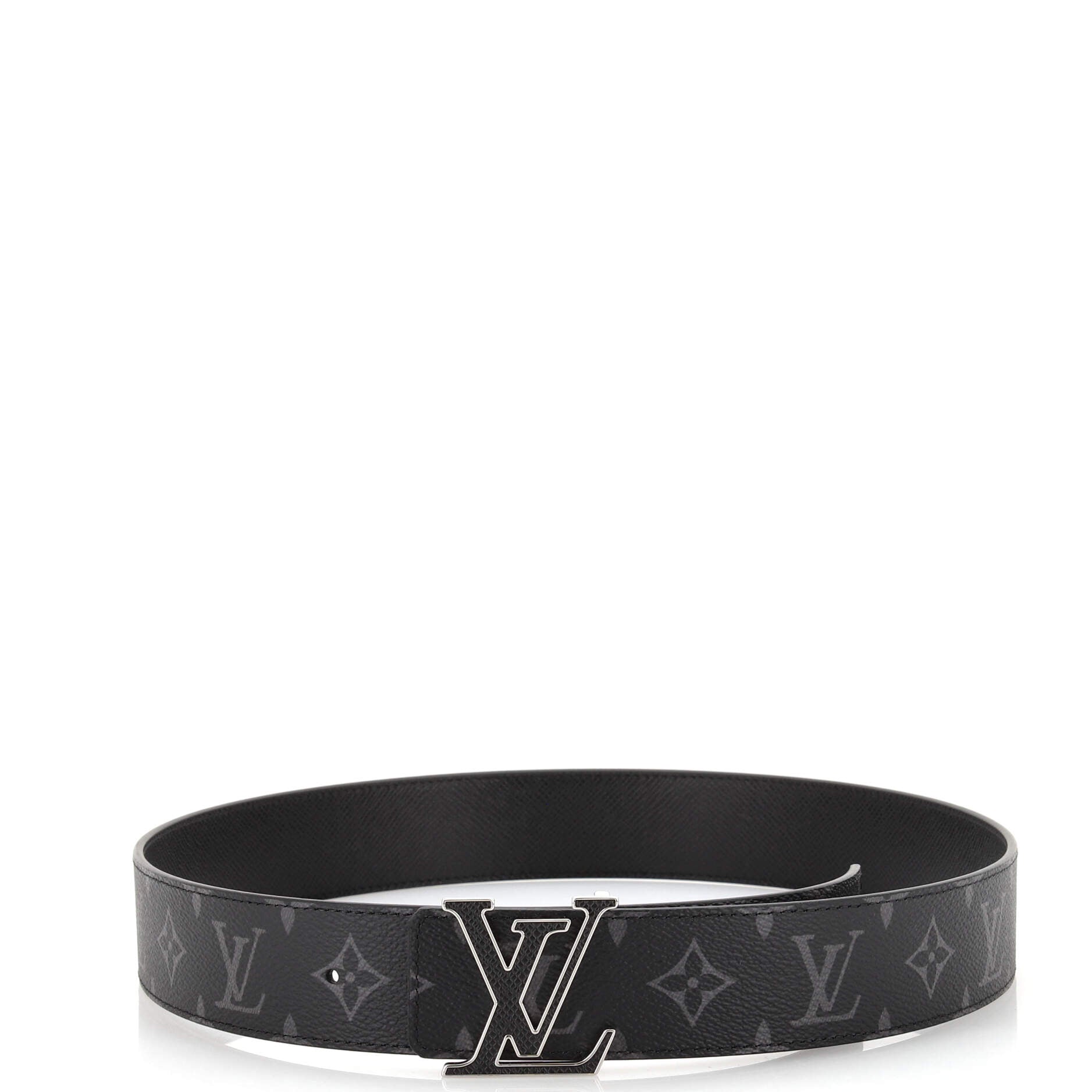 LV Initiales Reversible Belt Monogram Canvas and Leather Medium 90