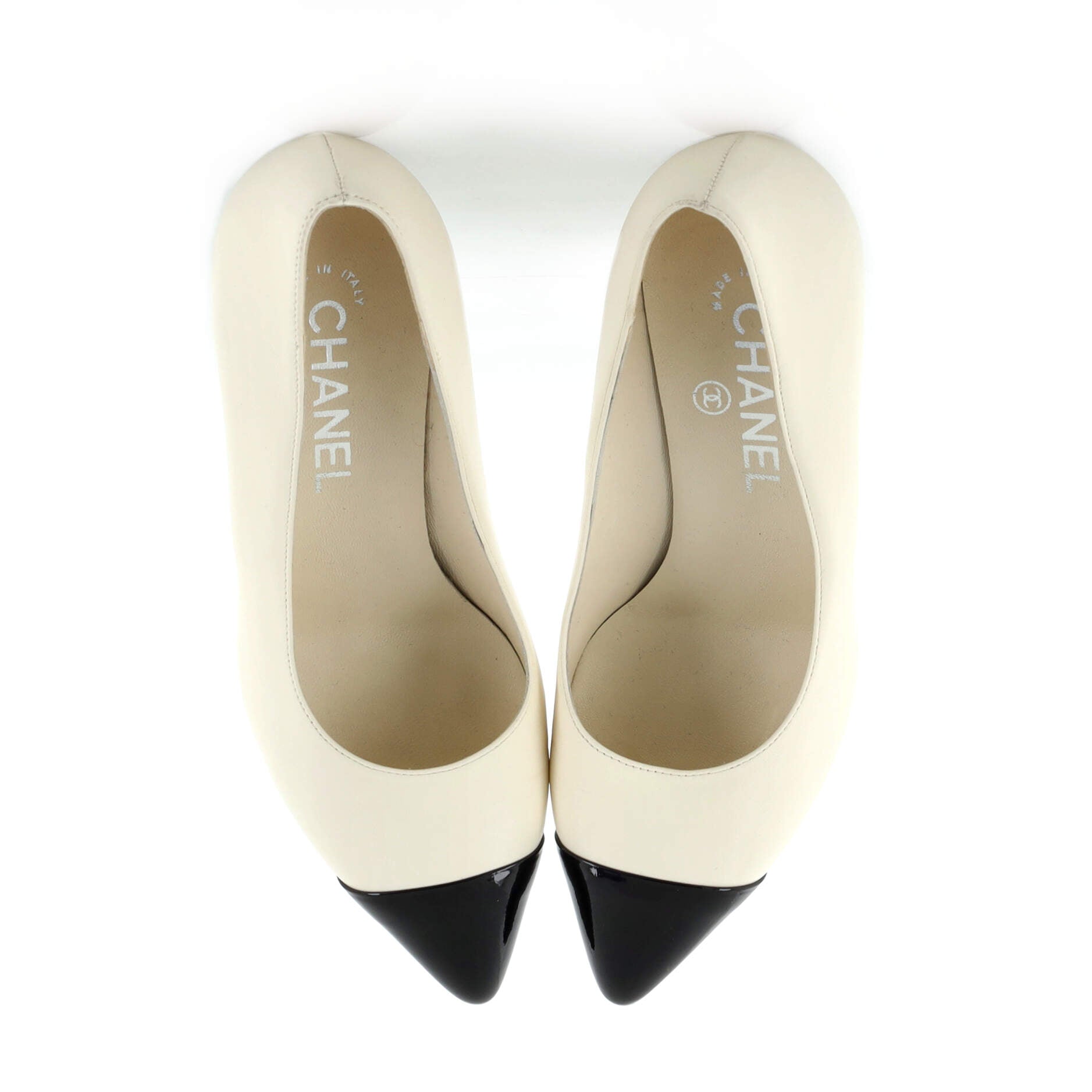 Women's Pearl Heel Pumps Leather