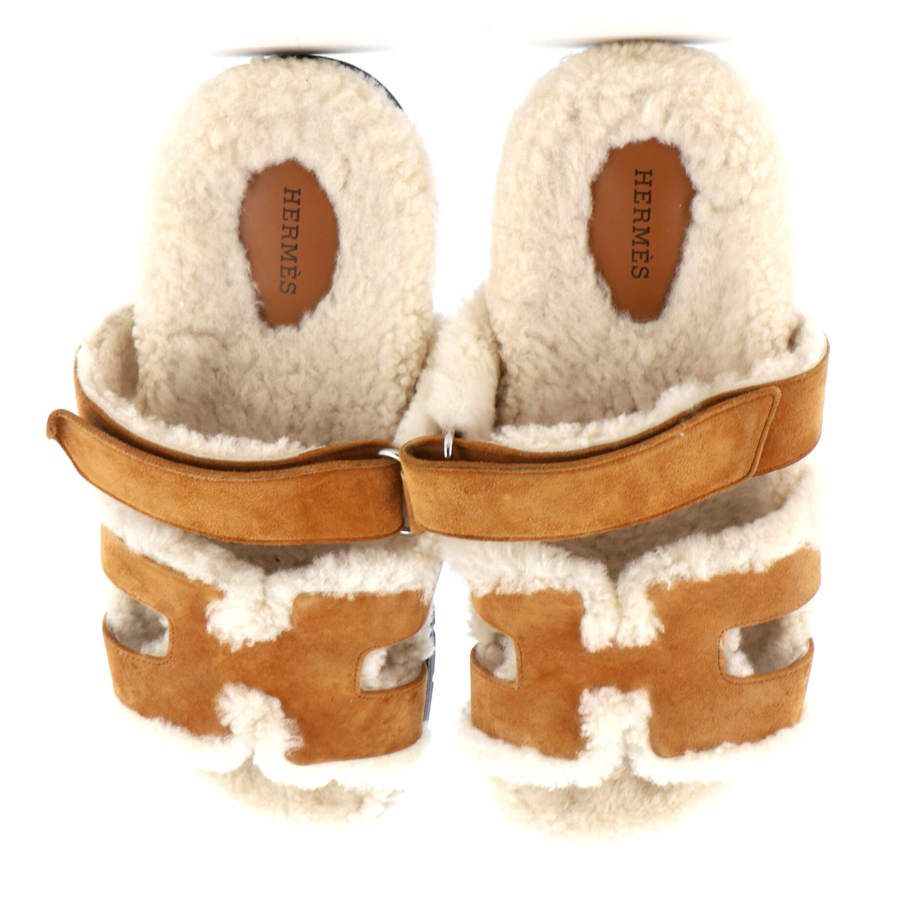 Women's Chypre Sandals Suede with Shearling