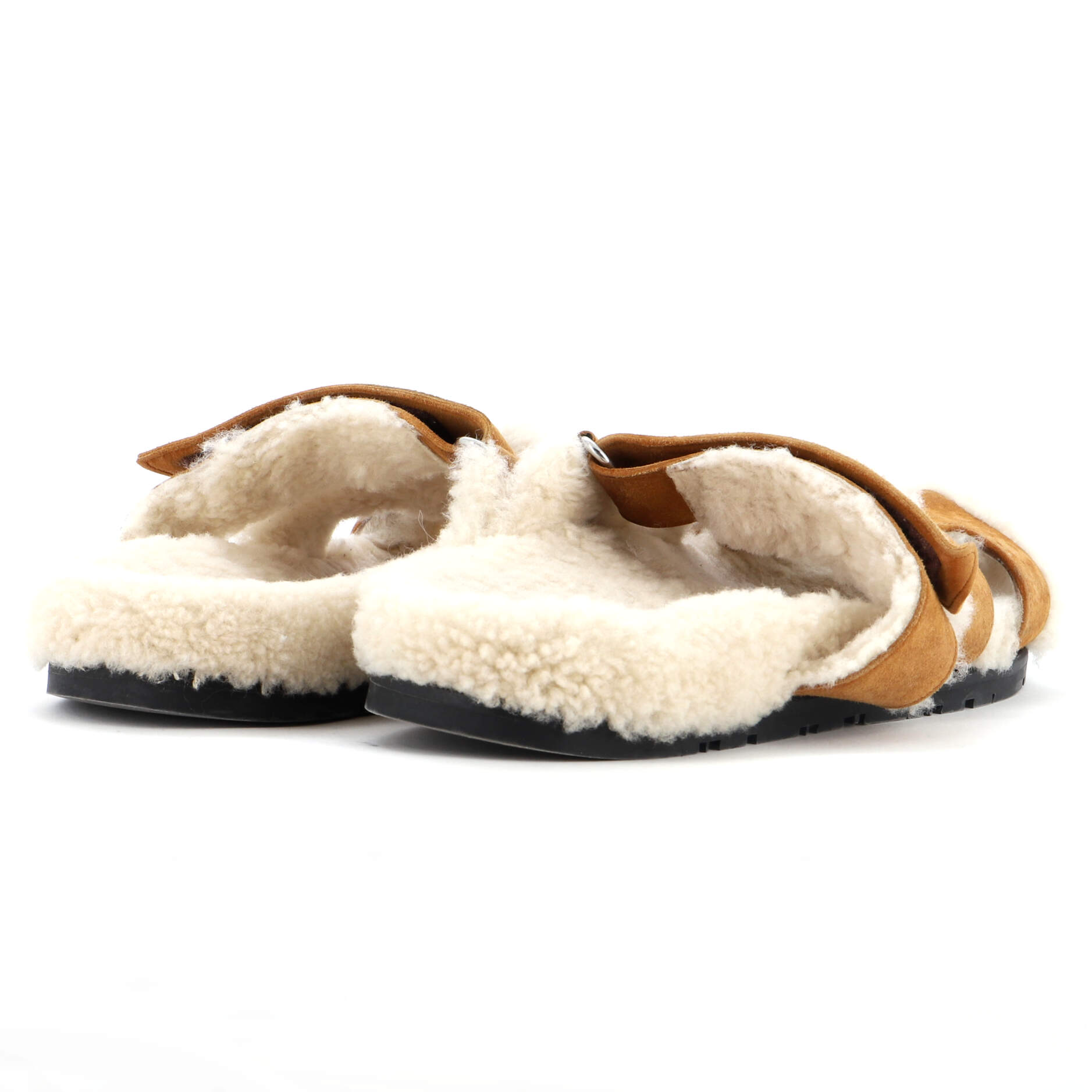Women's Chypre Sandals Suede with Shearling