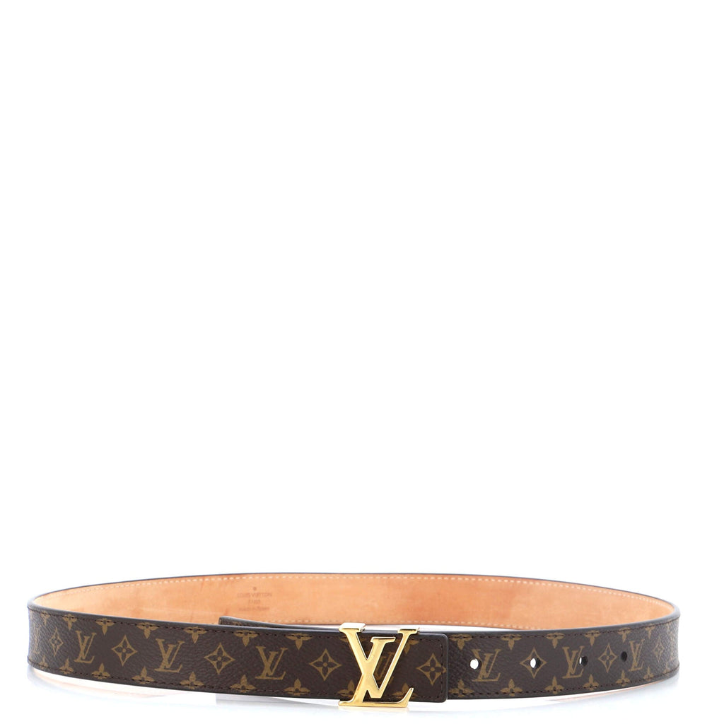 LV Initiales Belt Monogram Canvas Thin 75