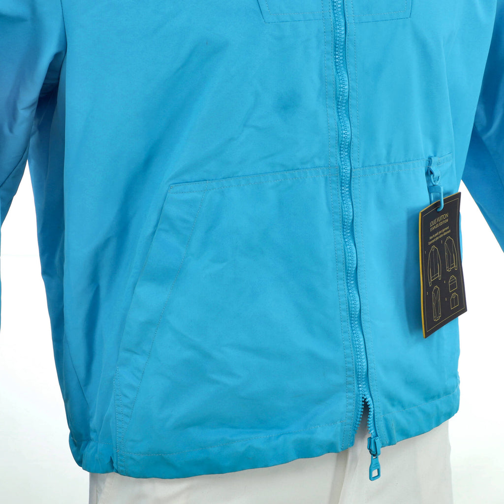 Men's Reversible Hooded Windbreaker Monogram Polyamide