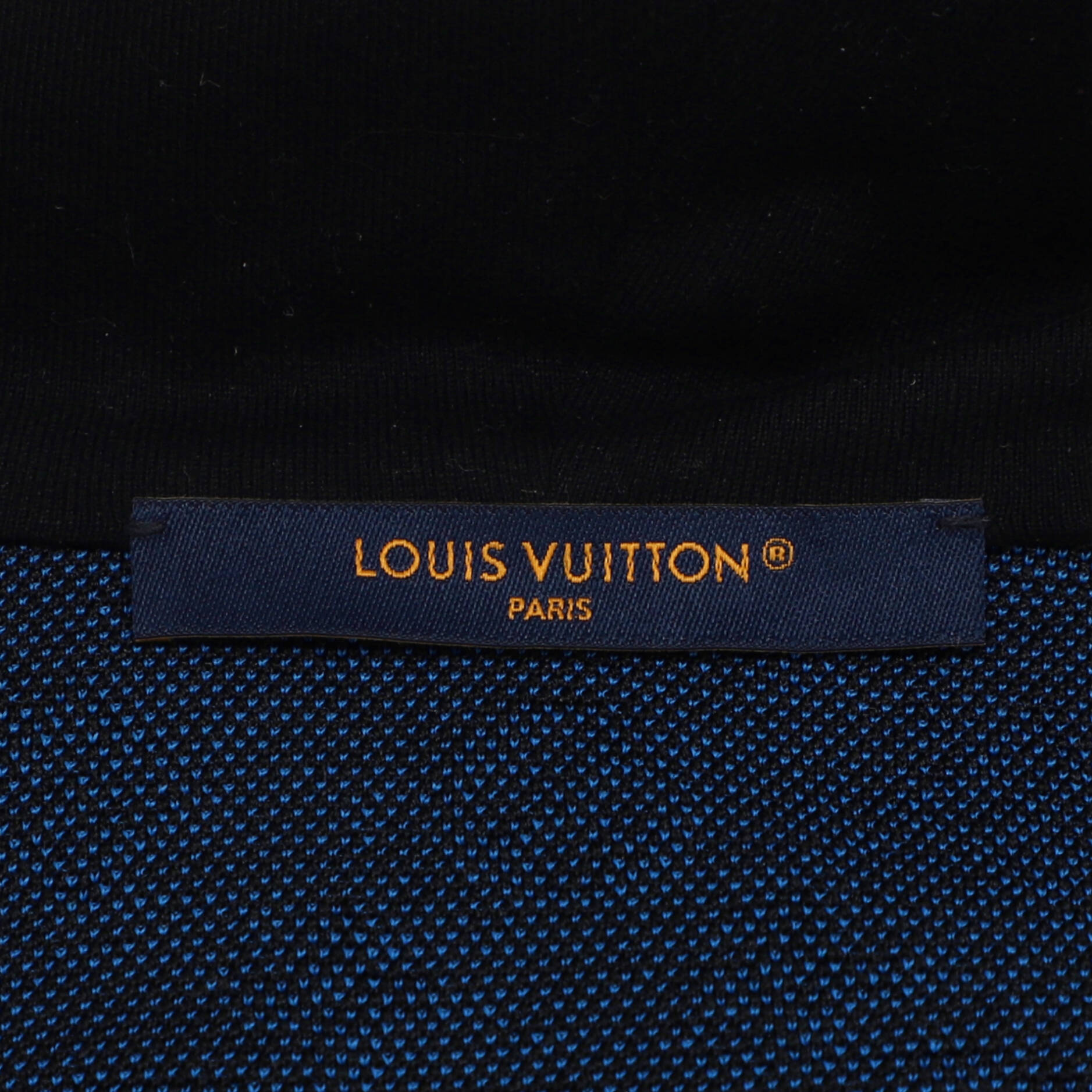 Men's Zipped Hoodie Monogram Polyester Blend