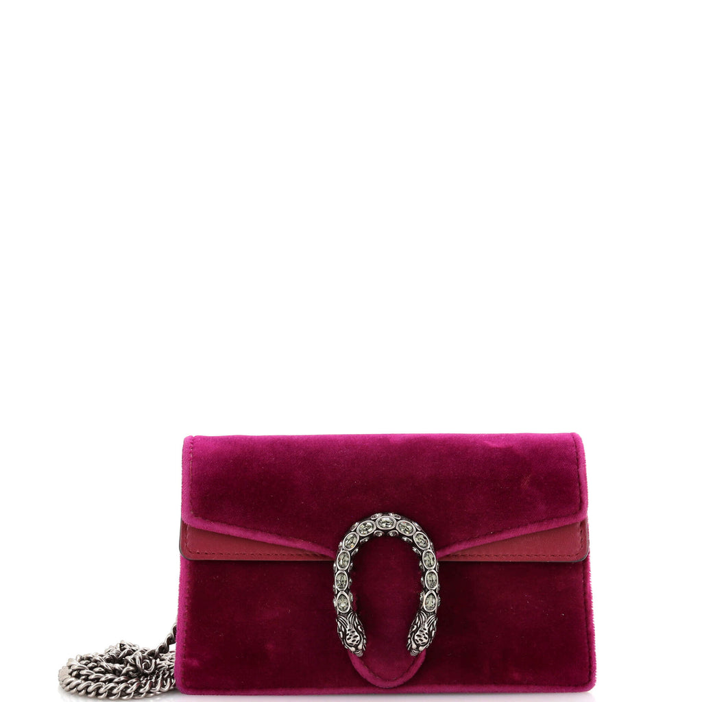 Dionysus Bag Velvet Super Mini