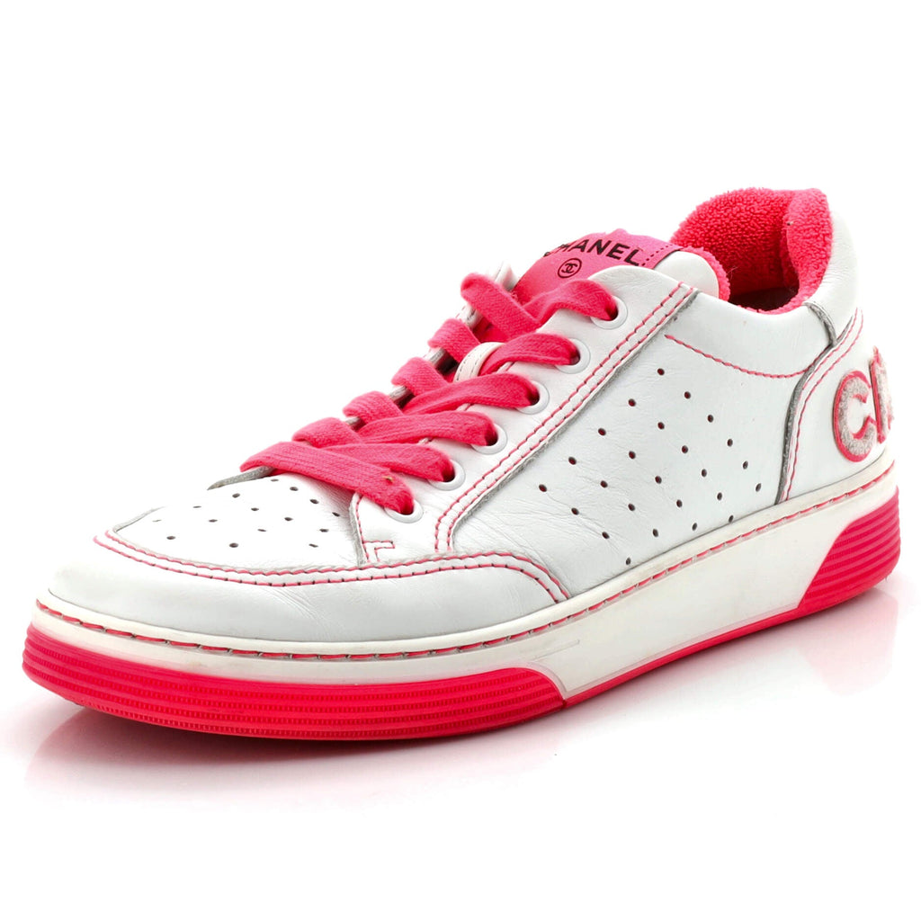 Women's Logo Low-Top Sneakers Leather