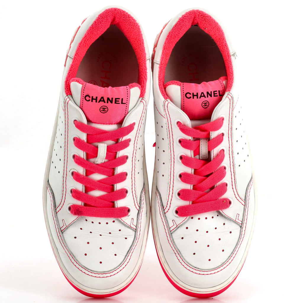 Women's Logo Low-Top Sneakers Leather