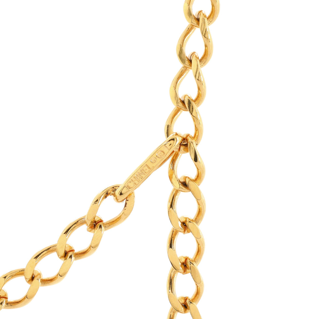 Vintage Medallion Chain Belt Metal 0