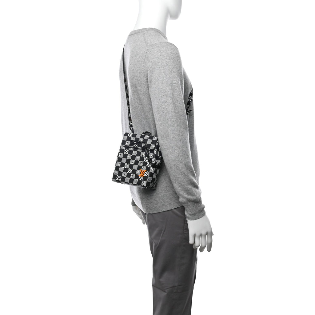 Damier Distorted Steamer XS
