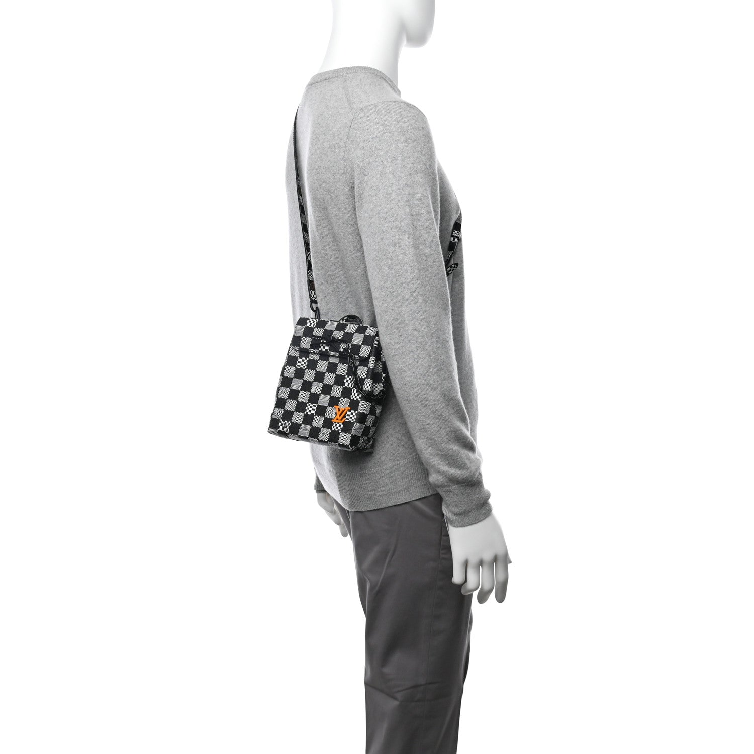 Damier Distorted Steamer XS