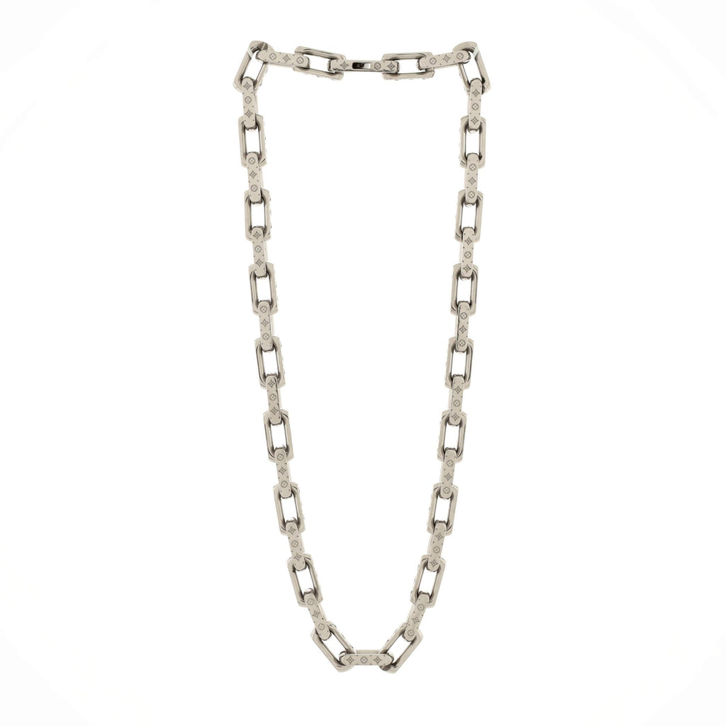 Monogram Chain Necklace Metal